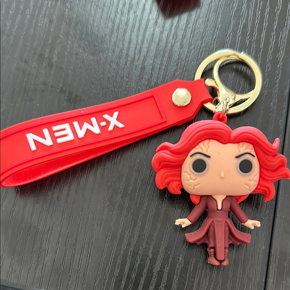 X-Men Scarlet letter silicone keychain​